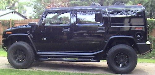 Powder coated hummer h2 Rims