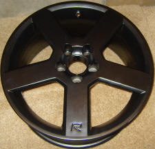 Powder coated Matte Black Wheel